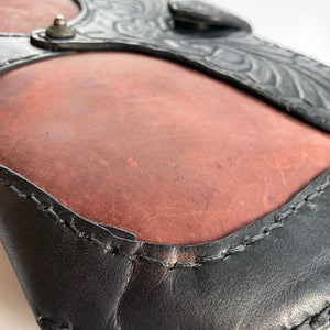 Lederhart Signature Hand Tooled Cowhide Clutch