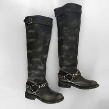 Load image into Gallery viewer, Jeffrey Campbell Shifter Studded Engineer Boots size 9