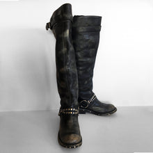 Load image into Gallery viewer, Jeffrey Campbell Shifter Studded Engineer Boots size 9