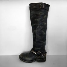 Load image into Gallery viewer, Jeffrey Campbell Shifter Studded Engineer Boots size 9