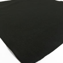 Load image into Gallery viewer, Solid Black Bandana - 22&quot;