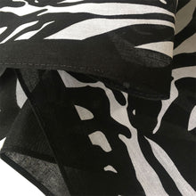 Load image into Gallery viewer, Zebra Animal Print Bandana